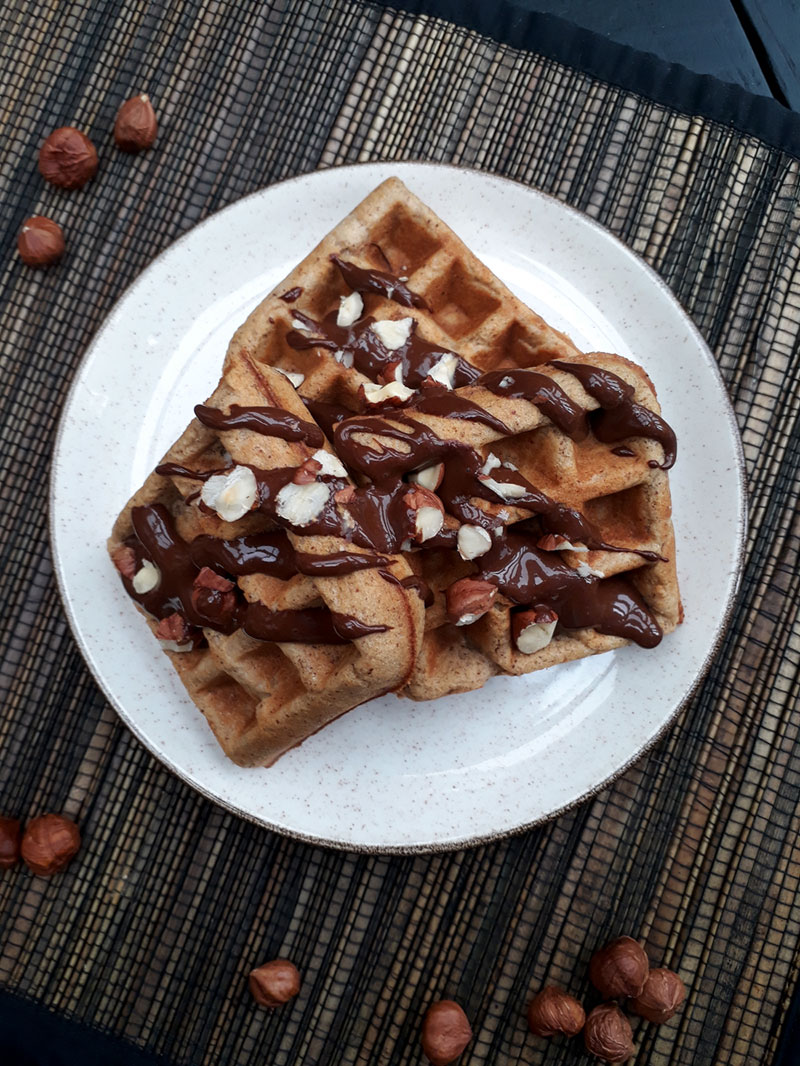 Haselnuss Waffeln Vegan Glutenfrei Ohne Kristallzucker Ohne L