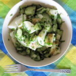 Kartoffel Gurken Salat Vegan Glutenfrei 1