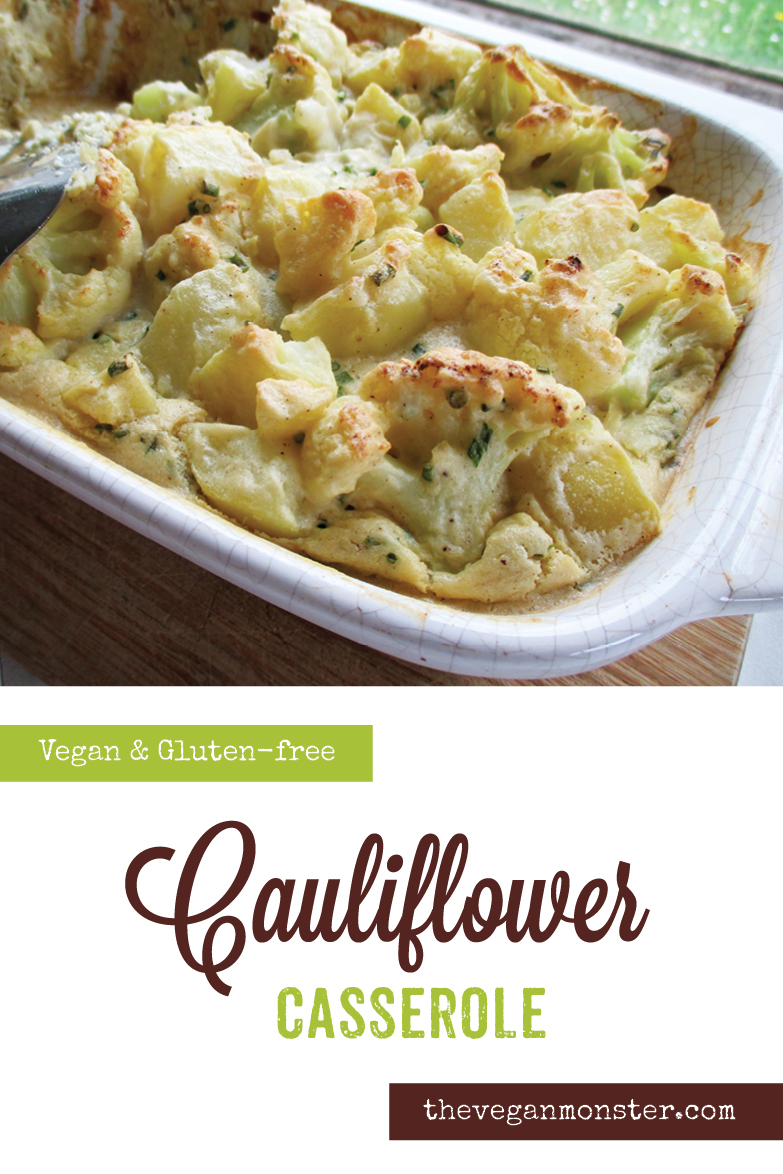 Vegan Gluten-free Cauliflower Casserole Recipe