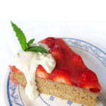 Veganer Glutenfreier Biskuit Erdbeer Kuchen Rezept