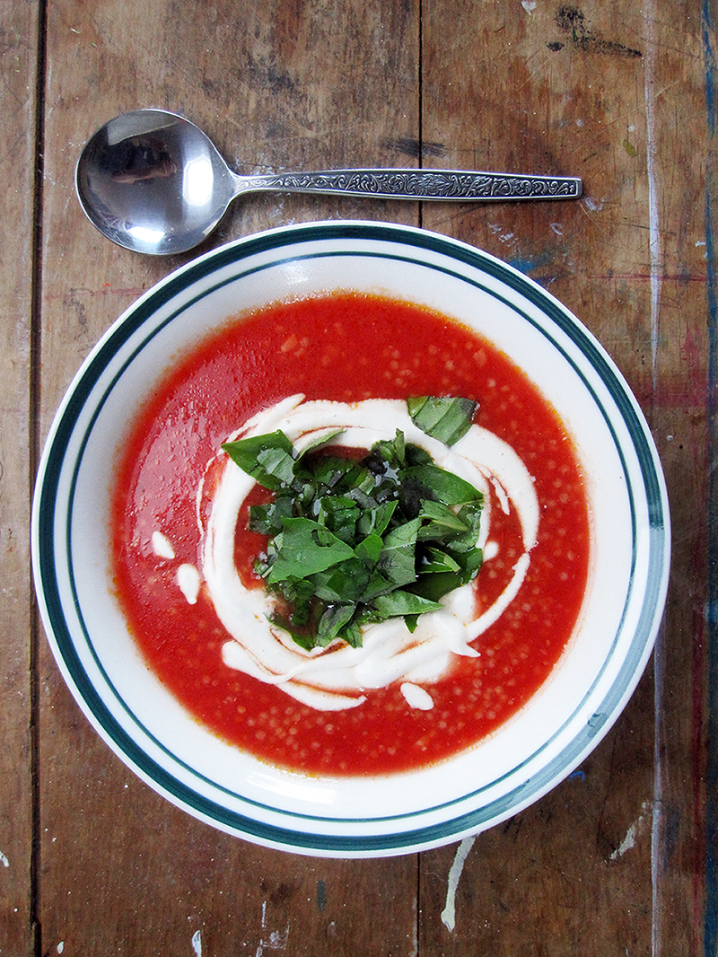 Vegan Gluten free Tomato Millet Soup