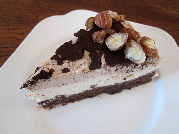 vegan Gluten-free Raw Chocolate Vanilla Hazelnut Cake