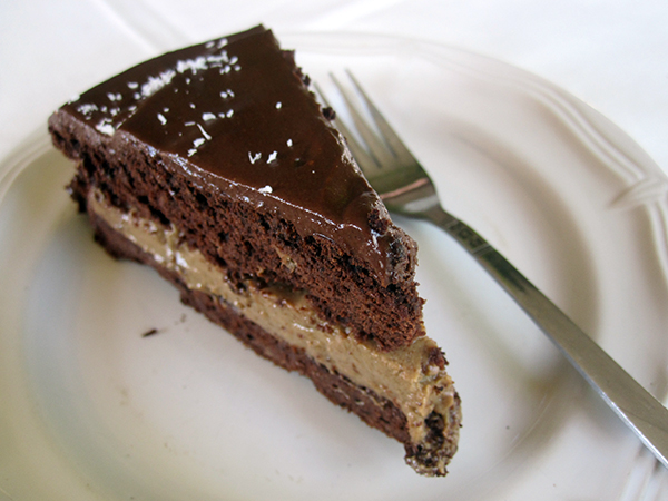 Vegan Gluten-free Chocolate Mocha Cake