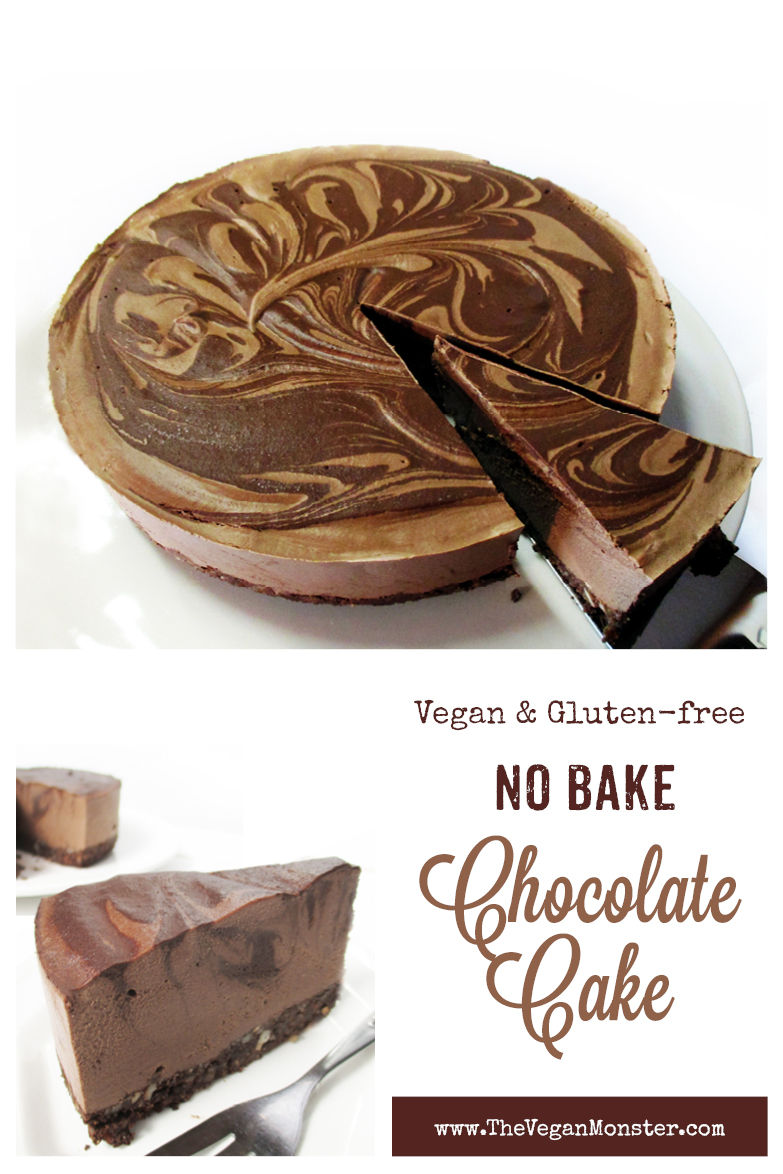 Vegan Gluten free Fruit Sweetened Chocolate Coffee Cake Recipe P2