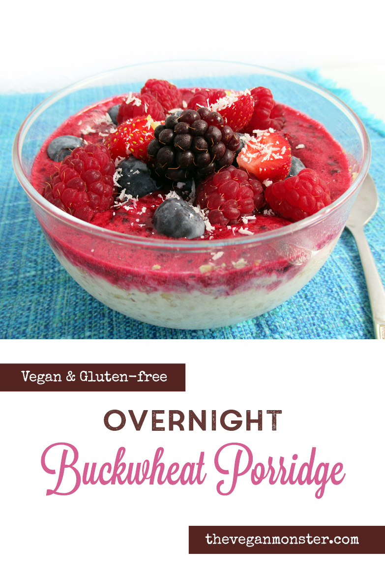 Vegan Gluten free Overnight Buckwheat Breakfast Porridge Recipe P2
