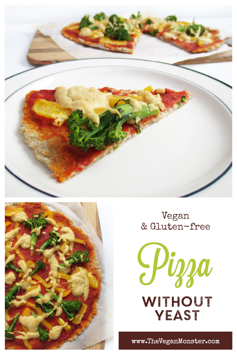 Vegan Gluten free Yeast free Pizza Crust Recipe P1