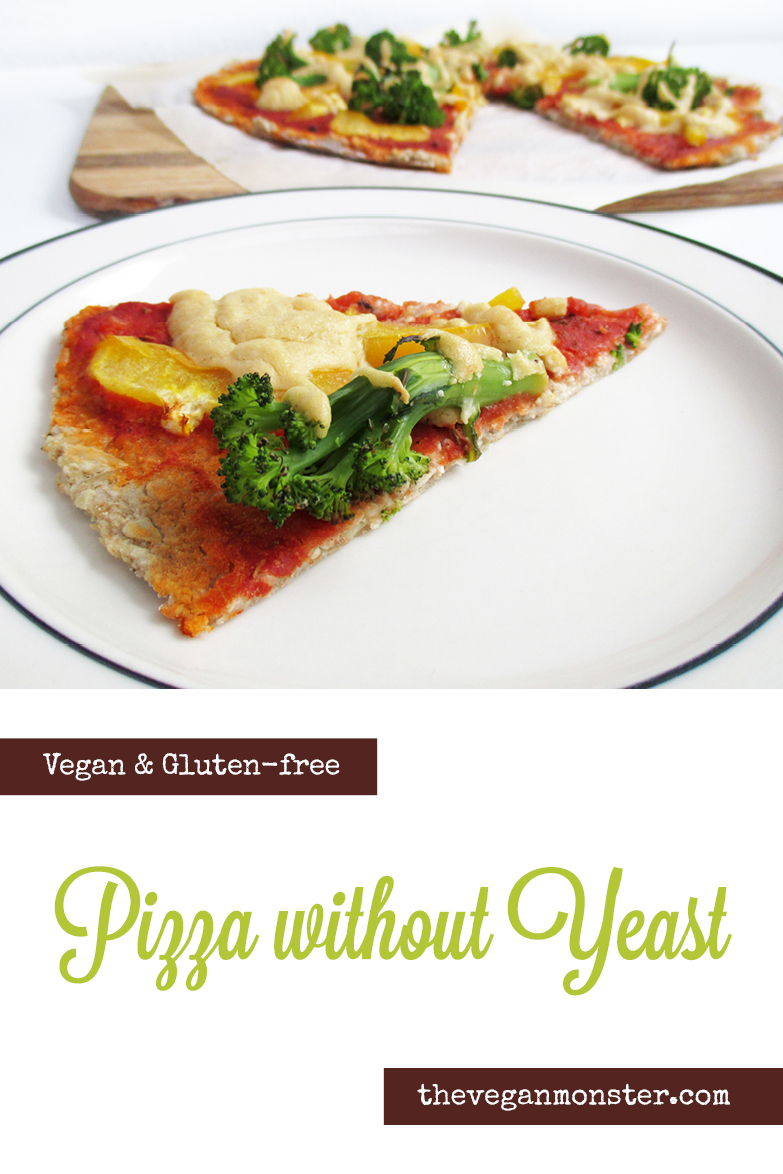Vegan Gluten free Yeast free Pizza Crust Recipe P2