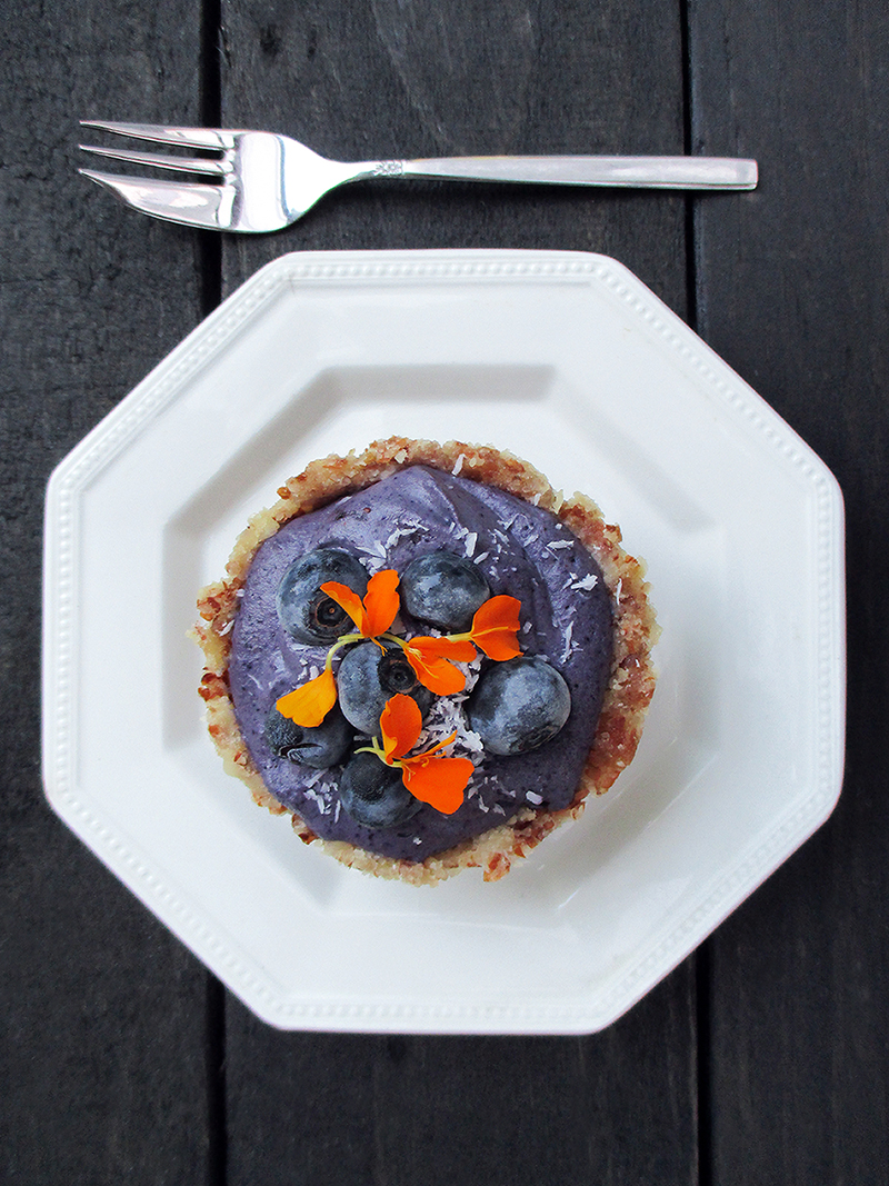 Vegane Glutenfreie Fruchtgesuesste Nix Backen Blaubeer Mini Kuchen Rezept 1