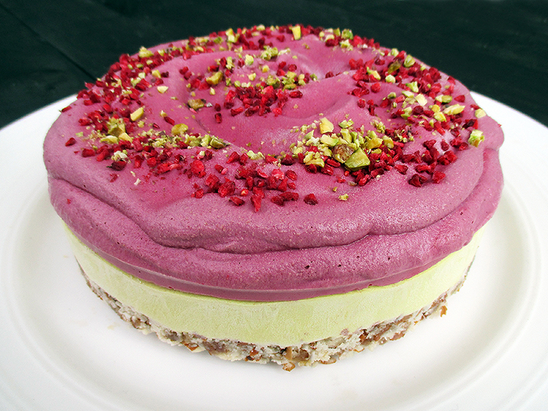 Vegan and Gluten-free Lemon Raspberry Cake