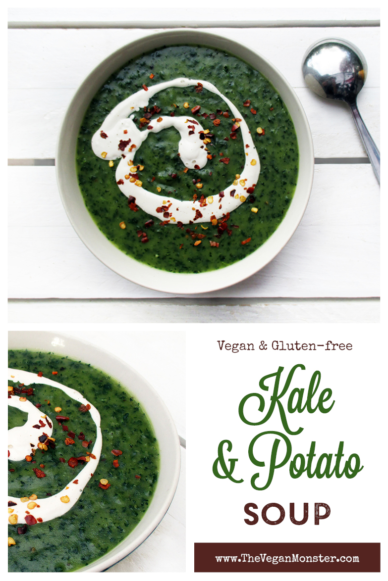 Vegan Gluten free Eat Your Greens Kale Potato Soup P1