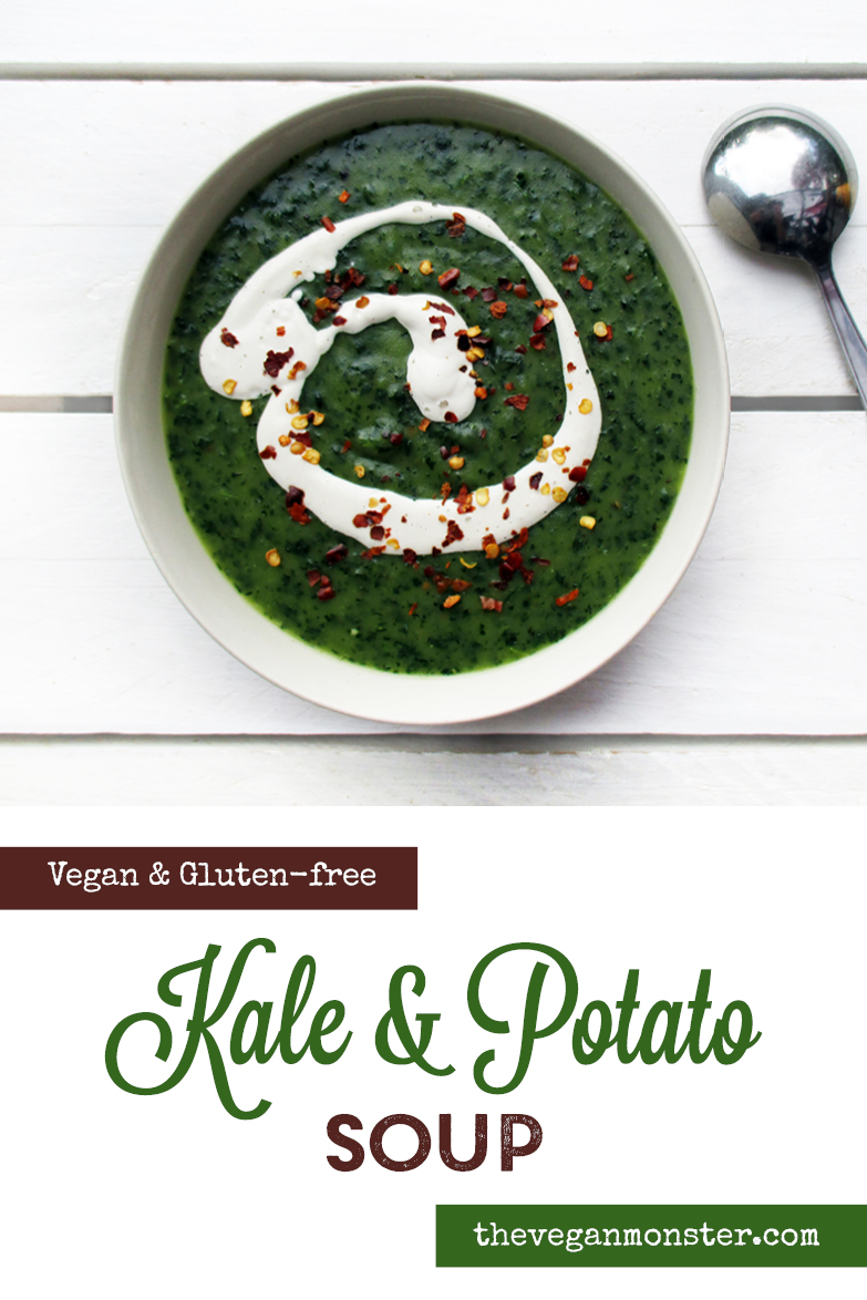 Vegan Gluten free Eat Your Greens Kale Potato Soup P2