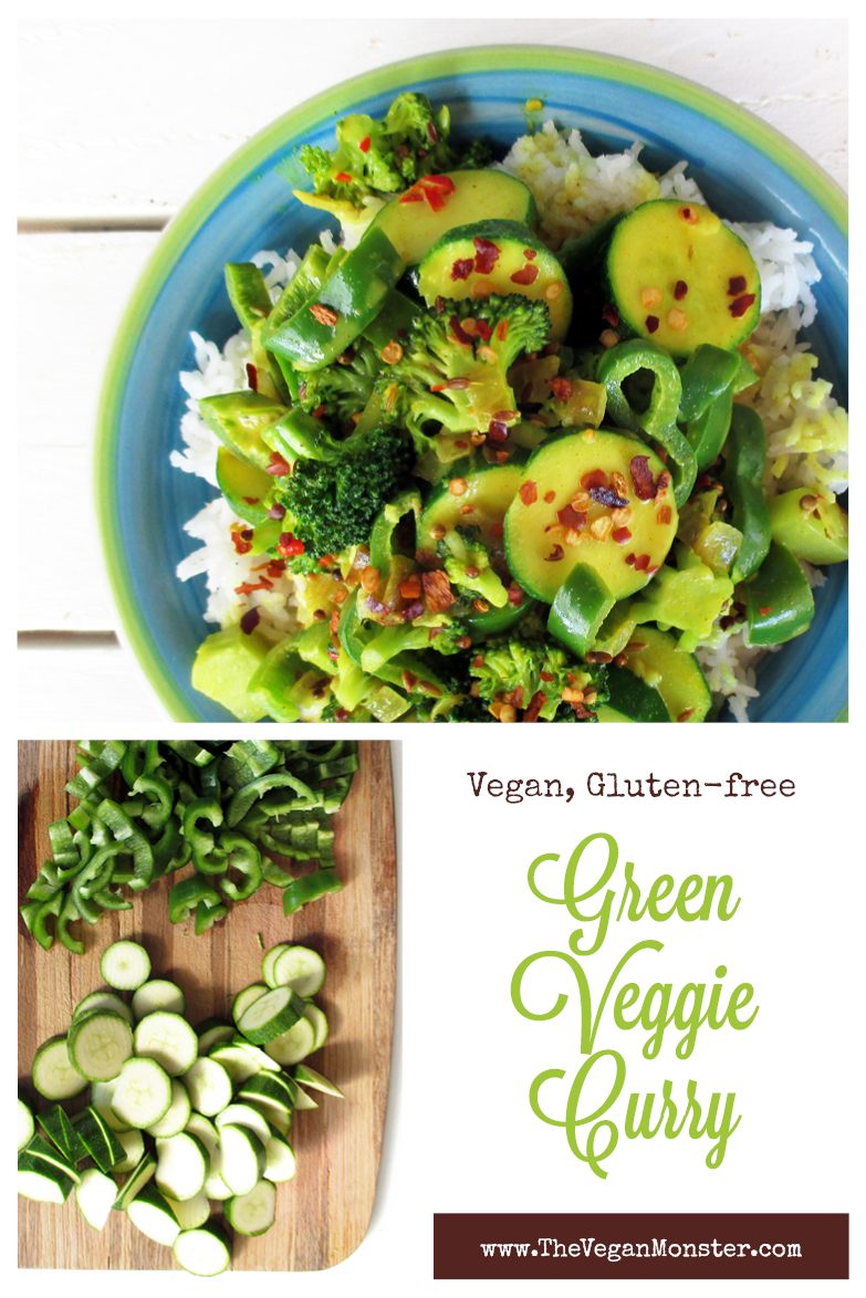 Vegan Gluten free Easy Green Vegetable Curry Recipe P2