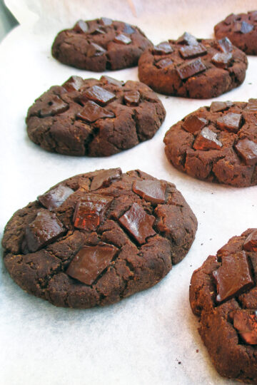 Vegane Glutenfreie Nussmilch Mehl Schoko Kekse Cookies Ohne Oel Rezept 4 1