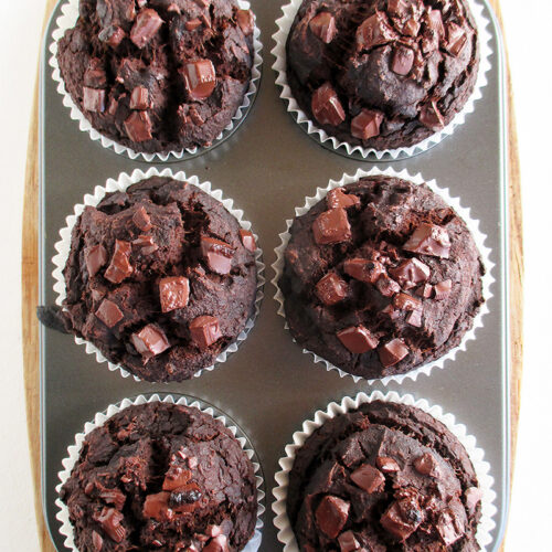 Vegan Gluten free Oil free Nut Milk Pulp Chocolate Muffins Recipe 1