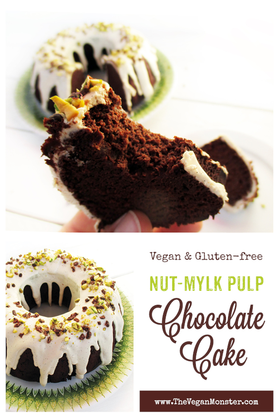 Vegan Gluten free Nut Milk Pulp Chocolate Cake Recipe P1