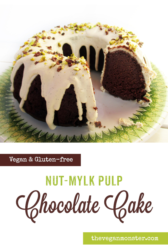 Vegan Gluten free Nut Milk Pulp Chocolate Cake Recipe P2