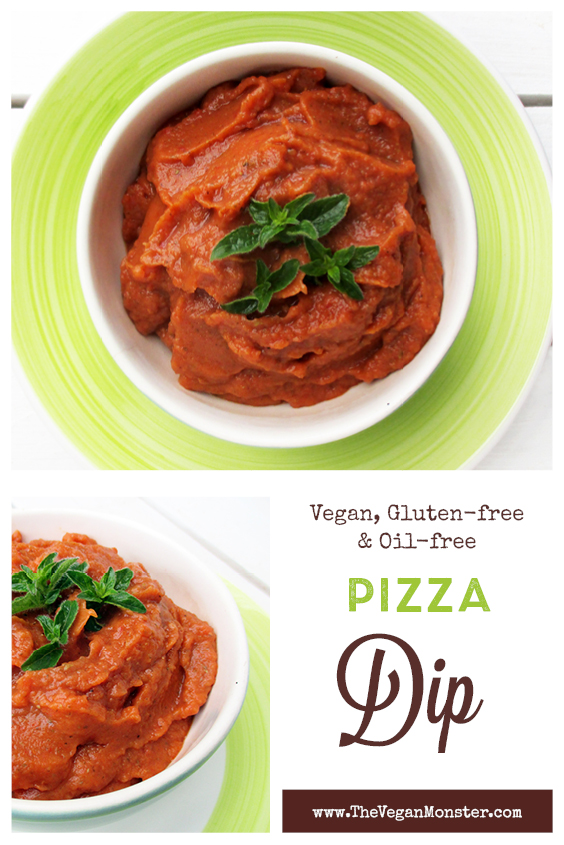 Vegan Gluten free Oil free Pizza Dip Recipe P1
