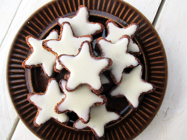 Vegan Gluten free Cinnamon Star Cookies Without Refined Sugar Egg free Soy free Recipe 1