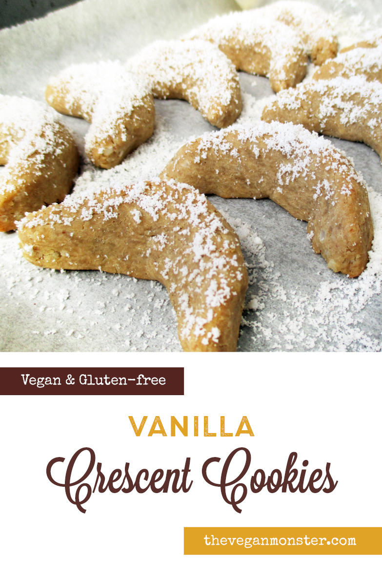 Vegan Gluten free Vanilla Cornets Cookie Christmas Recipe P