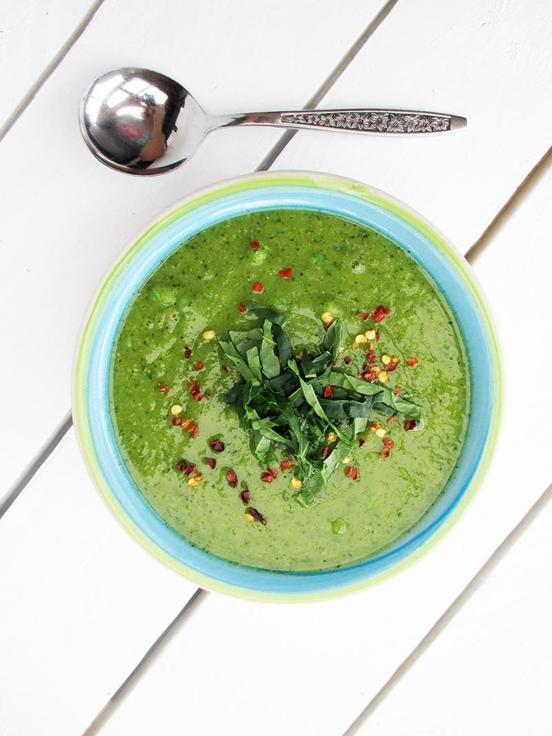 Vegan Gluten free Green Power Soup Recipe 2