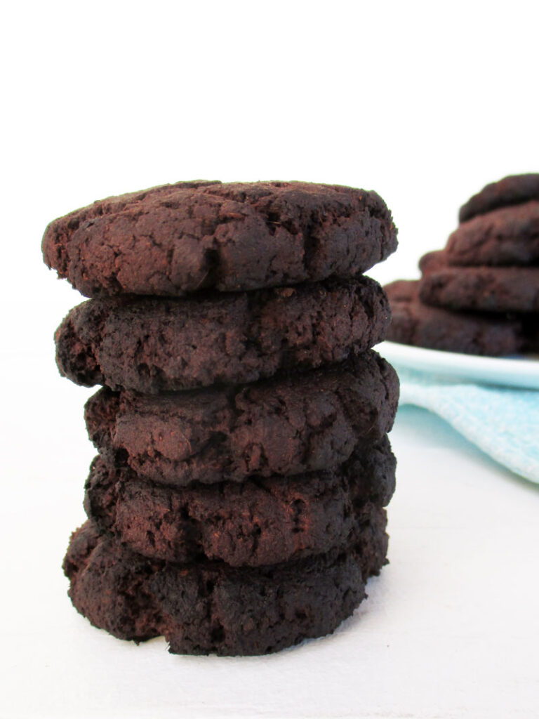 Vegan Gluten-free Flour-Less Dark Chocolate Cookies Recipe