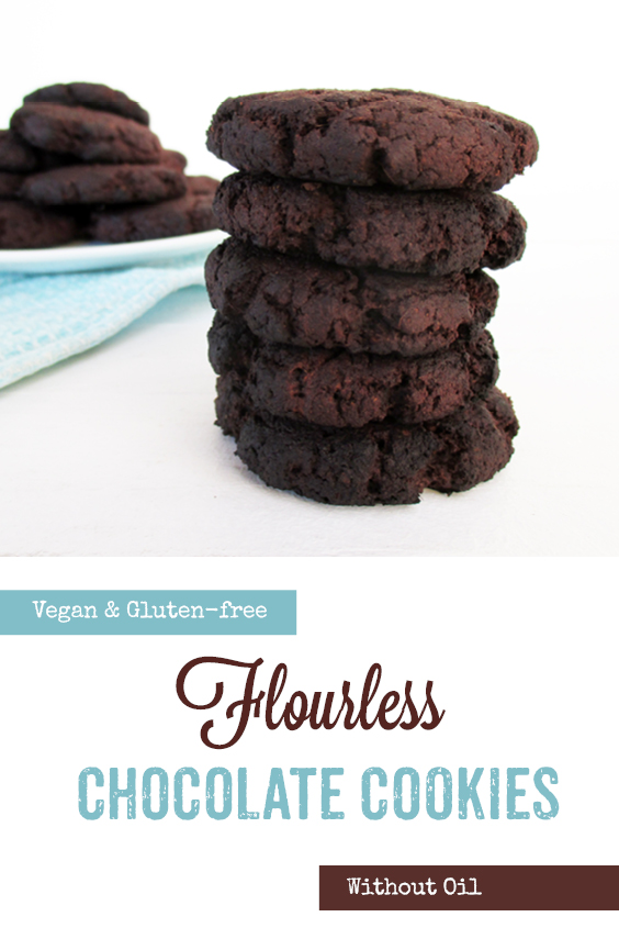 Vegan Gluten free Flour Less Dark Chocolate Cookies Without Refined Sugar Free Recipe P2