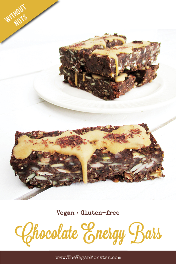 Vegan Gluten free No Bake Chocolate Energy Musli Bars Recipe P2