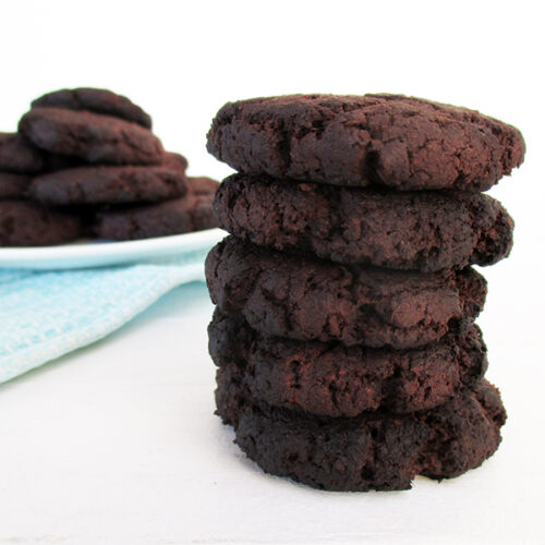 Vegane Glutenfreie Dunkle Schoko Kekse Cookies Ohne Mehl Ohne Kristallzucker Rezept 2 1