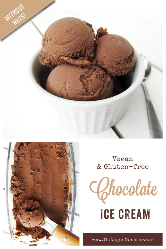 Vegan Gluten free Dairy free Nut free Fruit Sweetened Chocolate Ice Cream Recipe P
