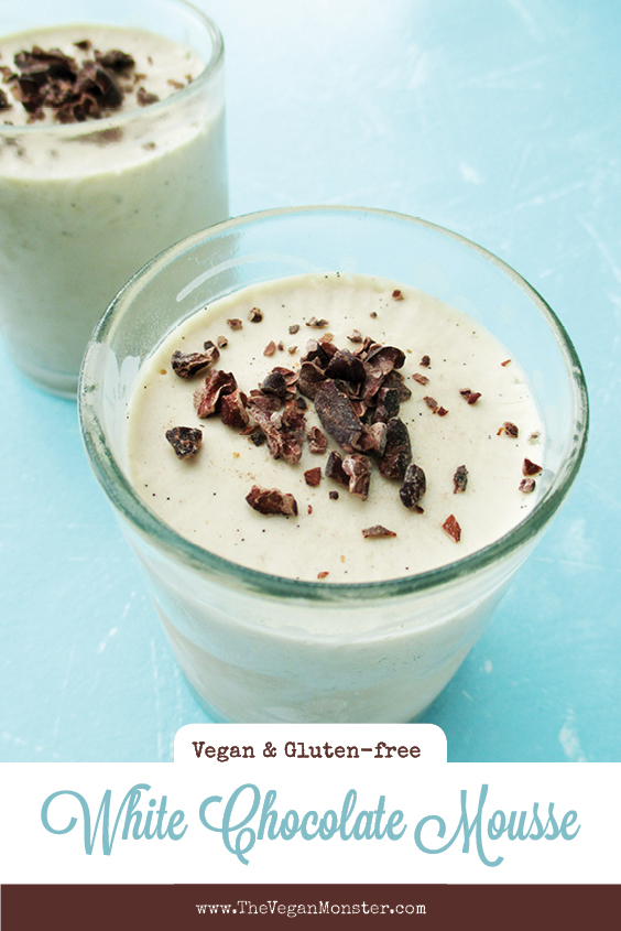 White Chocolate Mousse Vegan Gluten free No Refined Sugar Dairy free Recipe P2