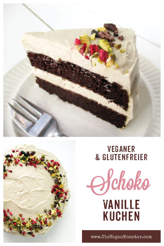 Vegane Glutenfreie Schoko Torte Mit Vanille Butter Creme Ohne Milch Ohne Haushaltszucker Rezept P1