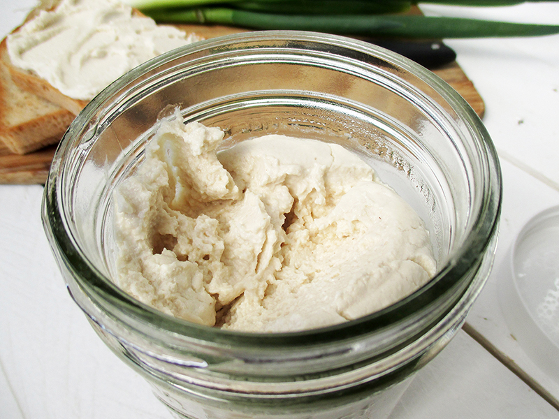 Vegan Gluten free Dairy free Soy free Cultured Cashew Cream Cheese Recipe 3