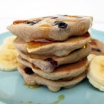 Vegane Glutenfreie Blaubeer Bananen Pfannkuchen Ohne Zucker Ohne Milch Ohne Ei Rezept 0 1