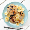 Vegane Glutenfreie Blaubeer Bananen Pfannkuchen Ohne Zucker Ohne Milch Ohne Ei Rezept 1 1
