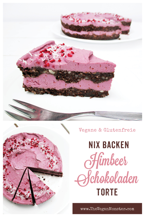 Nix Backen Himbeer Schokoladen Torte Vegan Glutenfrei Ohne Milch Ohne Eier Rezept P1