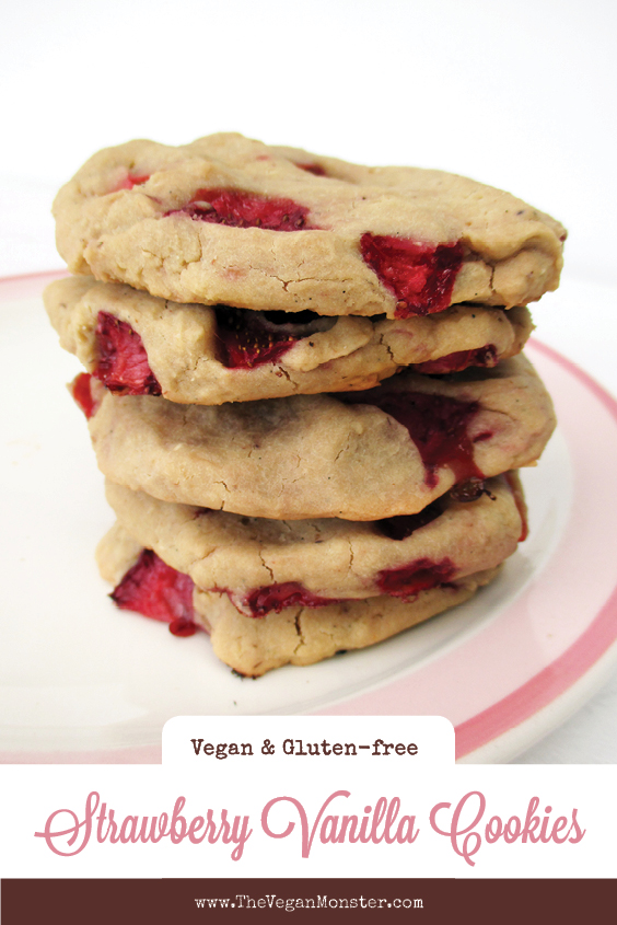 Vegan Gluten free Strawberry Vanilla Cashew Recipe Rezept P2