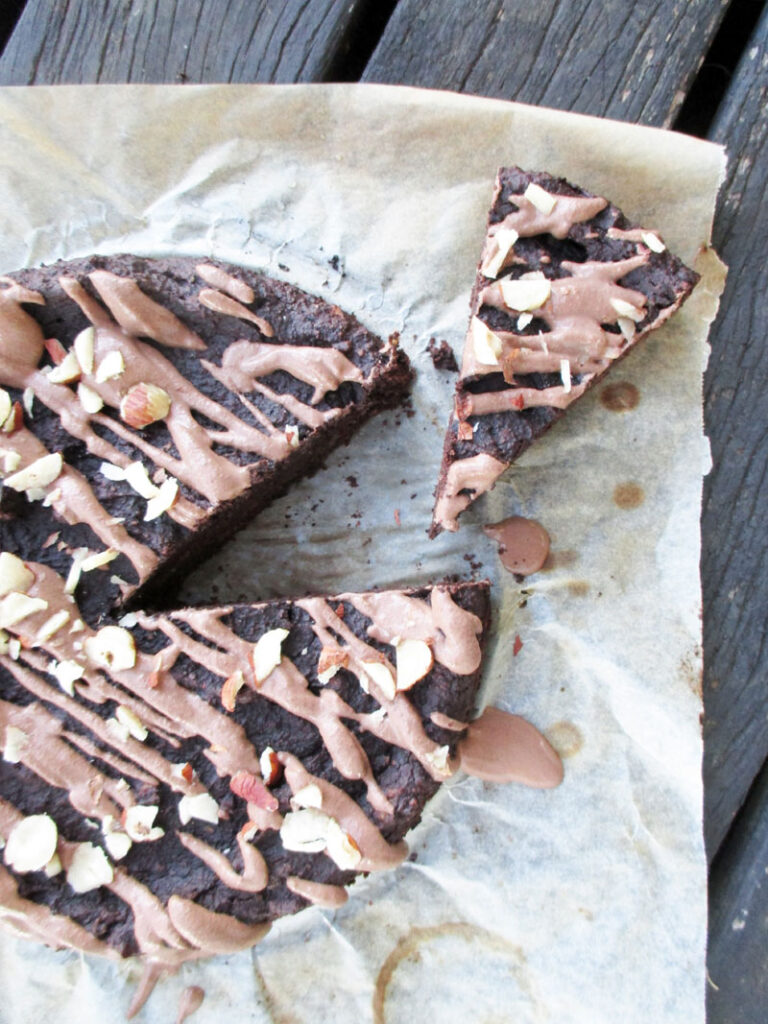 Vegan Gluten-free Nutty Chocolate Cake Recipe