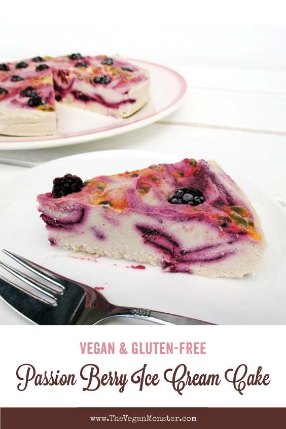 No Bake Vegan Gluten free Refined Sugar Free Raw Berry Passion Macadamia Cake Recipe P2