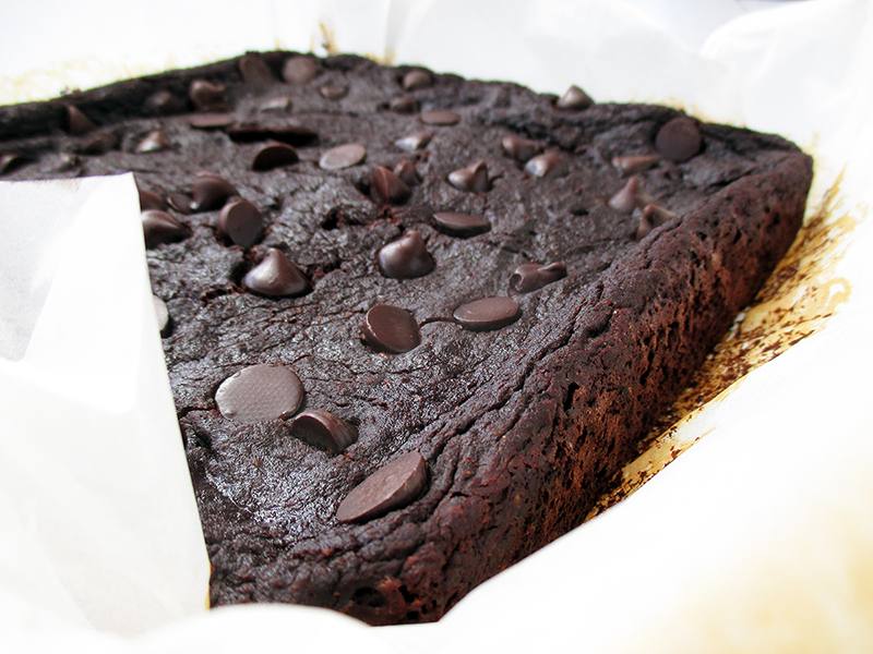 Brownie Cake vegan and gluten-free