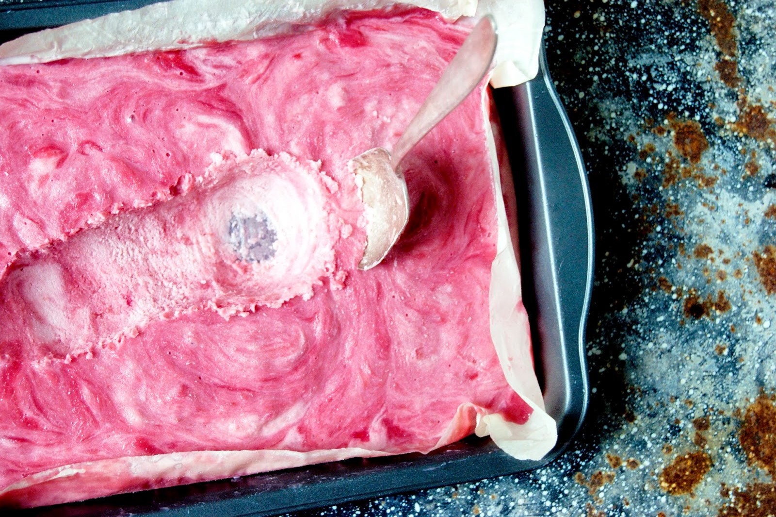 Rhubarb Ice Cream By Occasionally Eggs