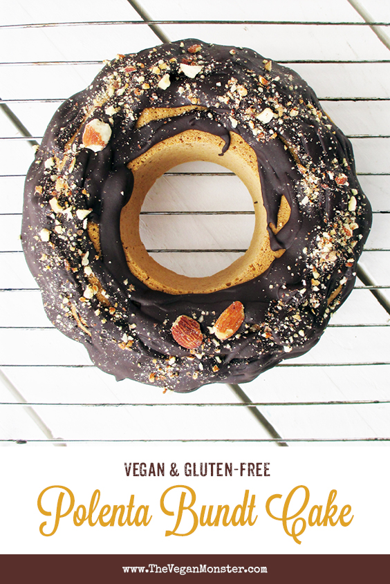 Vegan Gluten free Refined Sugar Free Polenta Bundt Cake Recipe P1