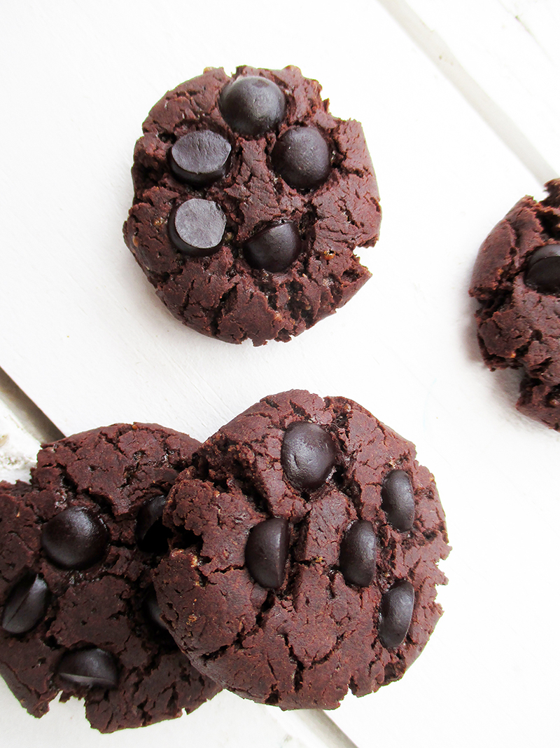 Vegane Glutenfreie Dreifach Schokoladen Cookie Rezept 2