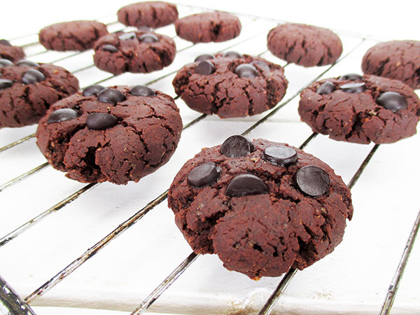 Vegane Glutenfreie Dreifach Schokoladen Cookie Rezept 4