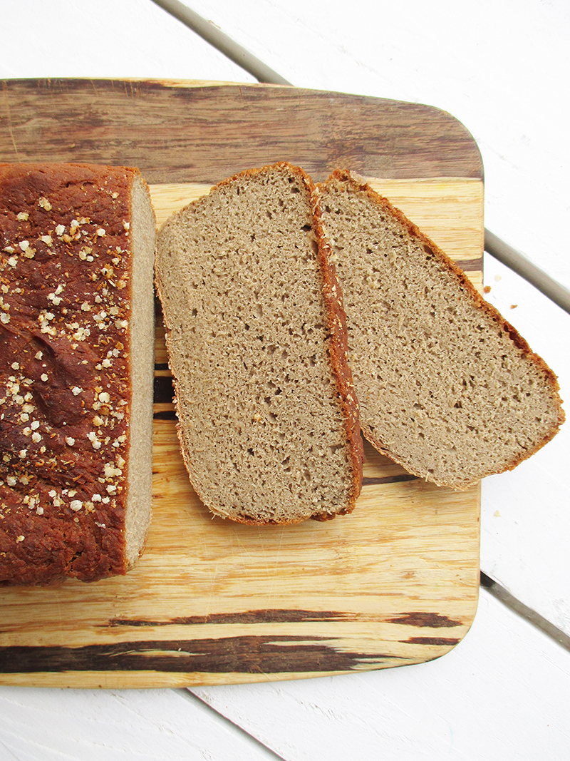 Easy Vegan Gluten free Buckwheat Bread Recipe 2