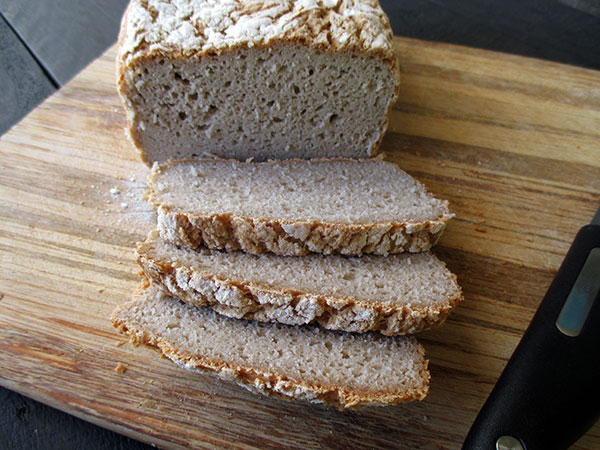 Vegan Gluten free Dairy free Super Easy Buckwheat Bread Recipe 2