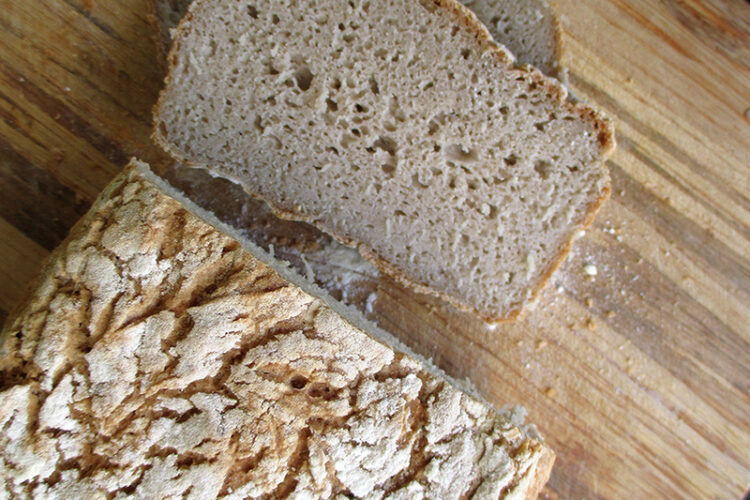 Veganes Glutenfreies Super Einfaches Buchweizen Brot Rezept 2 1 1