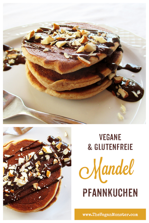 Vegane Glutenfreie Mini Mandel Pfannkuchen Rezept 2
