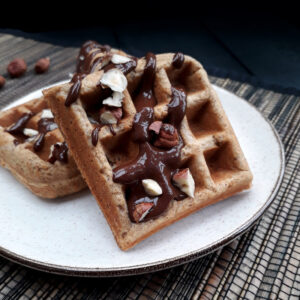 Vegan Gluten-free Hazelnut Waffles Recipe