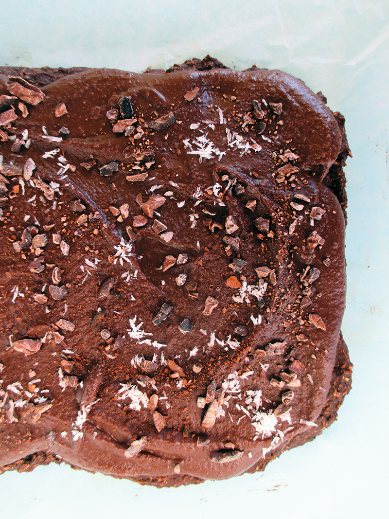 Vegan Glutenfree Coconut Chocolate Cake Slice Recipe Without Refined Sugar No Added Oil 3