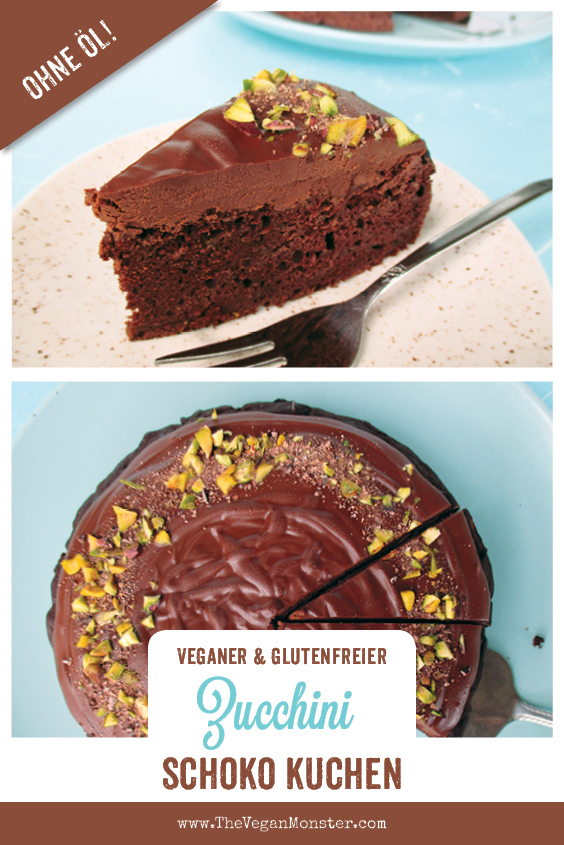 Veganer Glutenfreier Zucchini Schokoladen Kuchen Rezept Ohne Oel 1 1